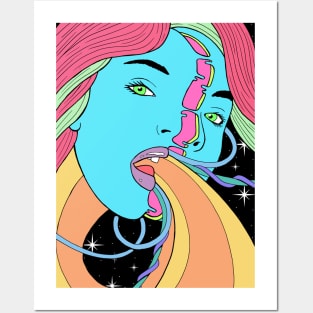 Psychedelic Vibes Posters and Art